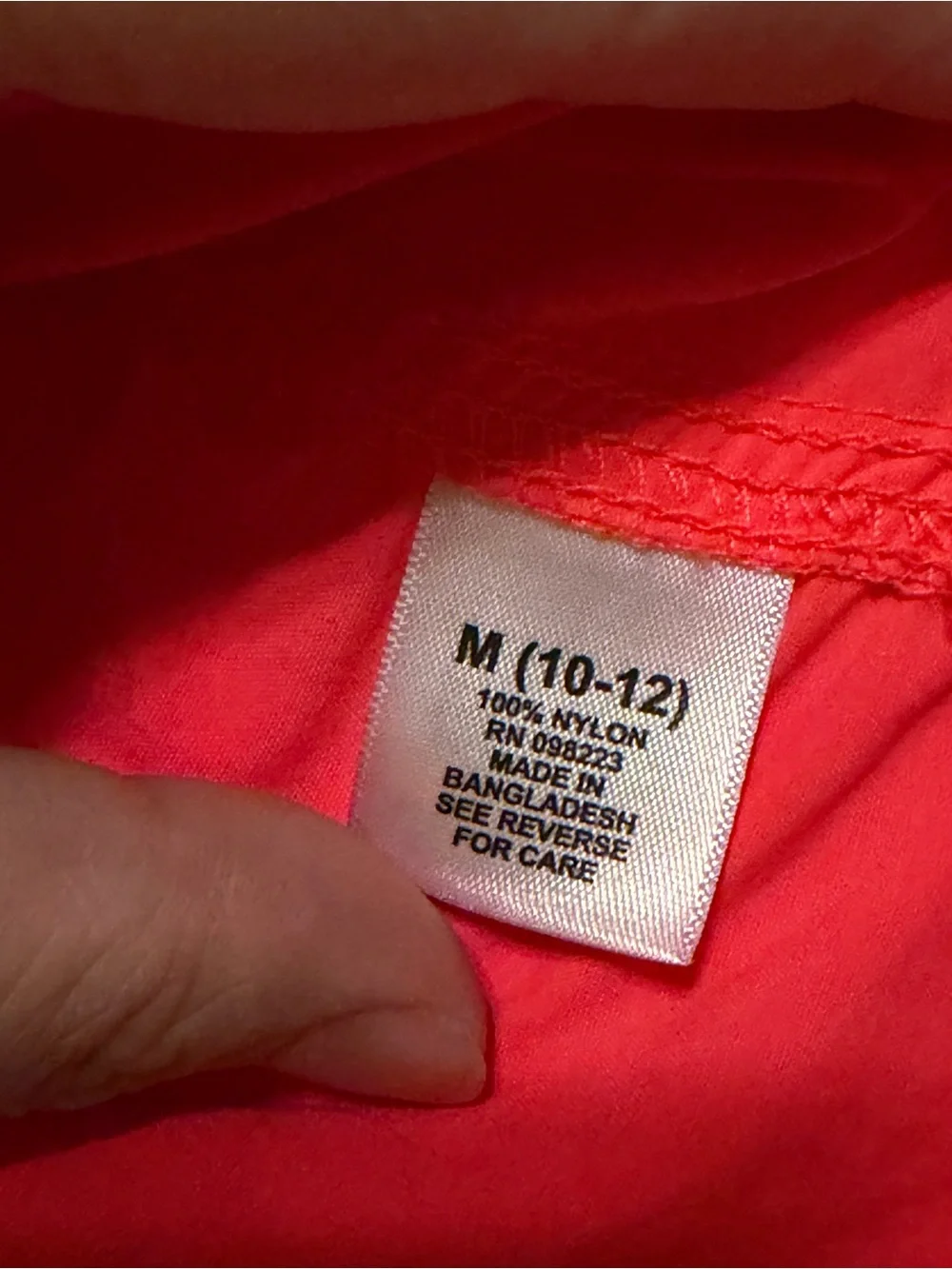 Magellan Outdoors Kid’s Fishing Button-Down Shirt— Coral Pink- Laguna Madre - Picture 4 of 5